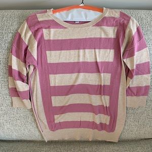 Charming Charlie 3/4 sleeve sweater